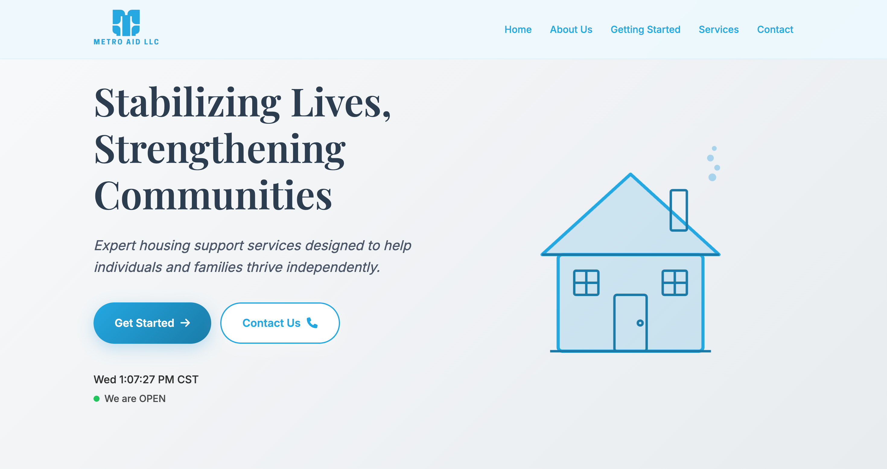 Metro Aid LLC Website